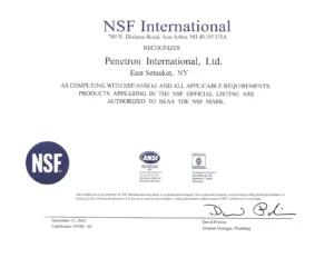 NSF Certificate - Penetron International, Ltd._page-0001