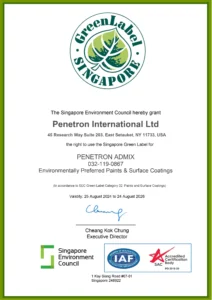 Penetron International Ltd - 032-119-0867 - Penetron Admix